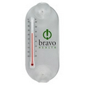 Oval Acrylic Mercury Free Temperature Gauge